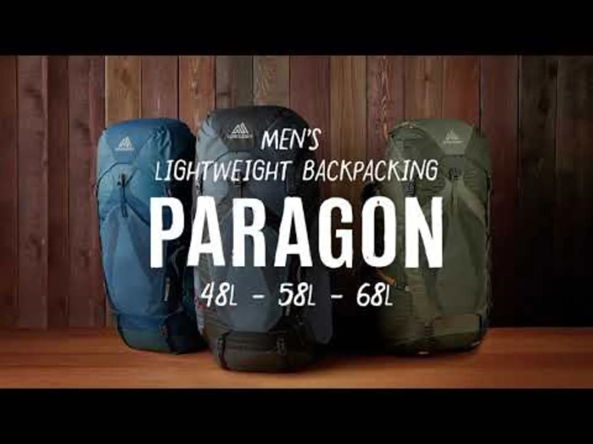 美國 GREGORY PARAGON 58L 男登山背包 燒橄欖 126845-2099