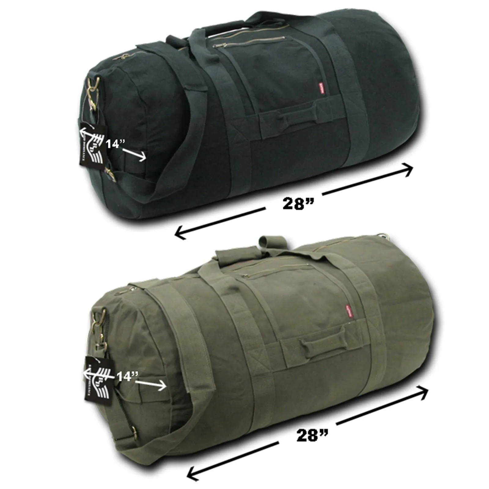 28inch Large Duffle Bags Backpack Rucksack Heavy Duty Canvas Cotton Luggage 70L