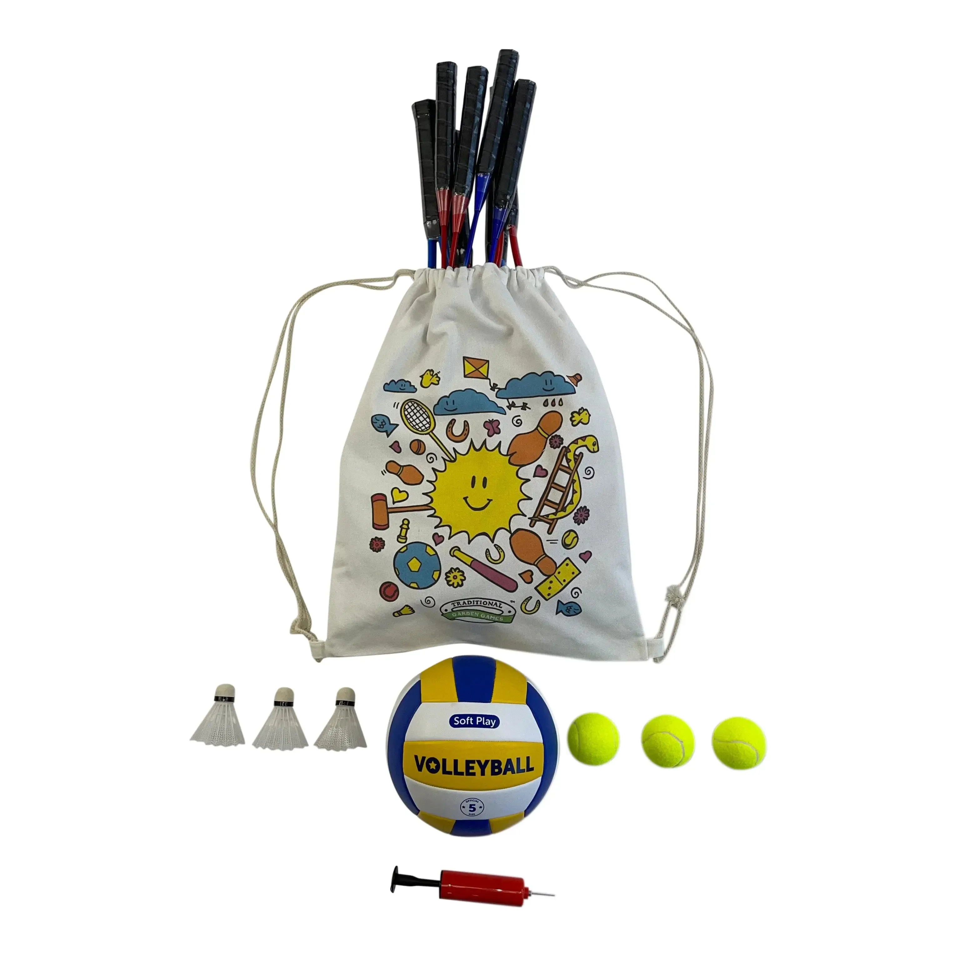 4 Player Badminton Volleyball Tennis 6m