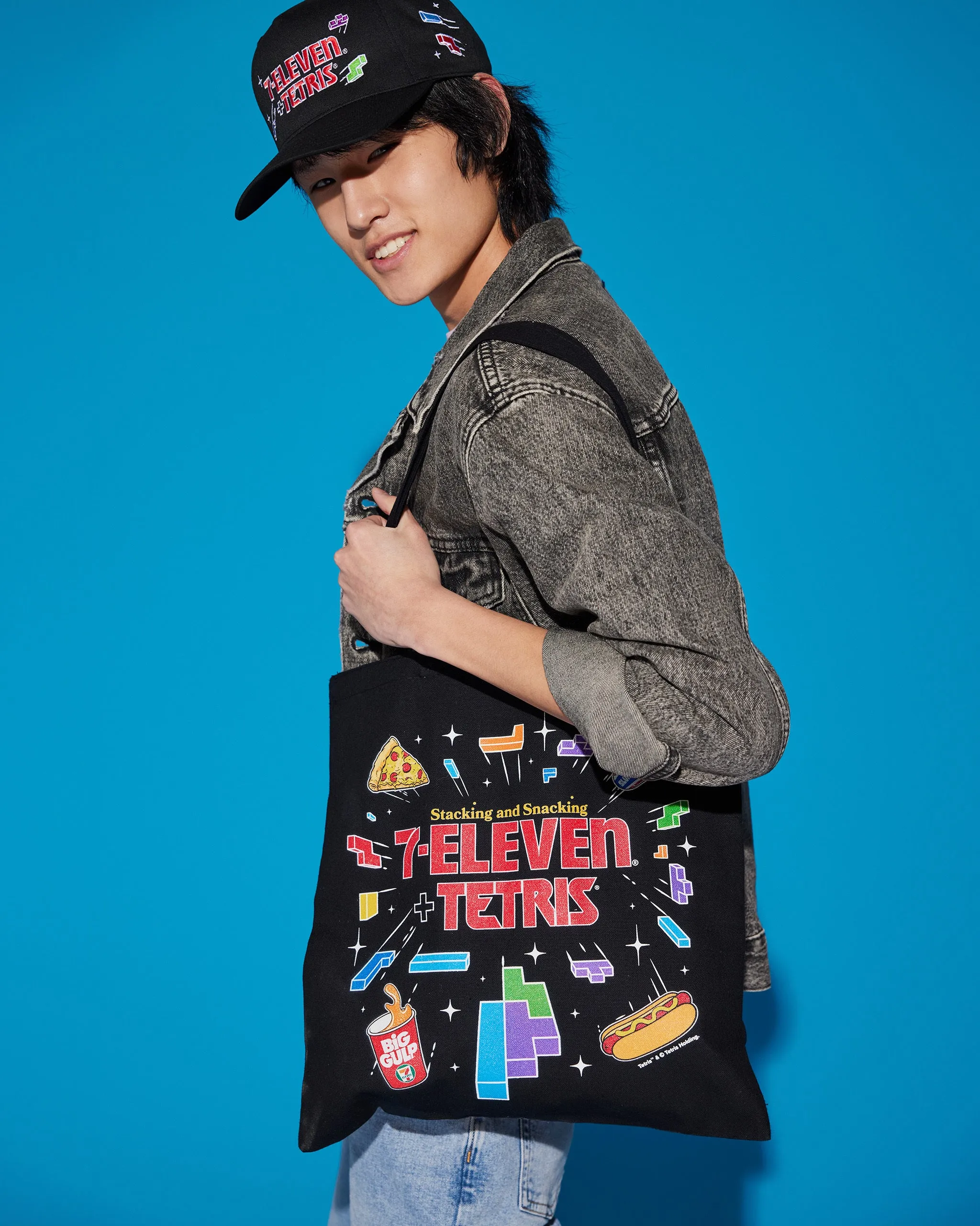 7-ELEVEn®   TETRIS™ Snacking & Stacking Tote Bag