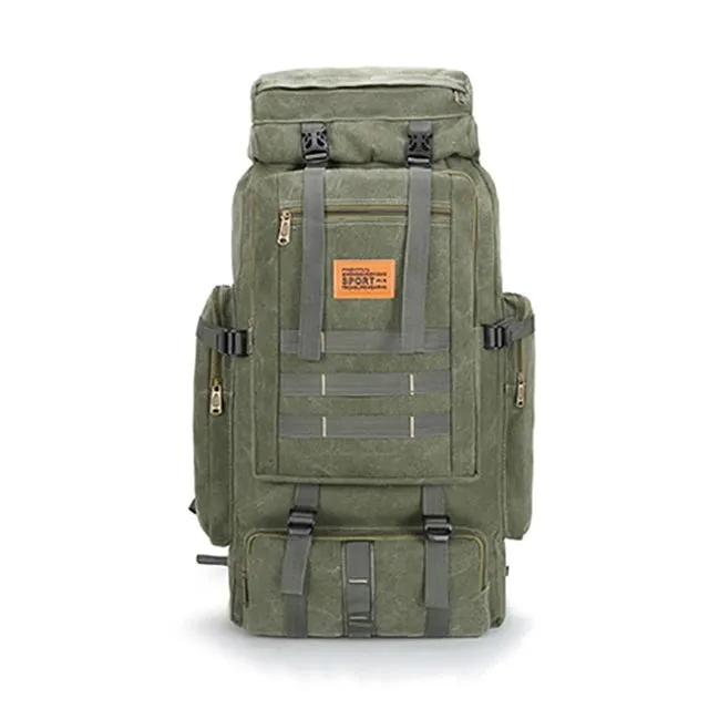 70L Camping Backpack Men Bags Military Tactical Rucksack For Outdoor Climbing Hiking Travel Back Packs mochila hombre XA84D