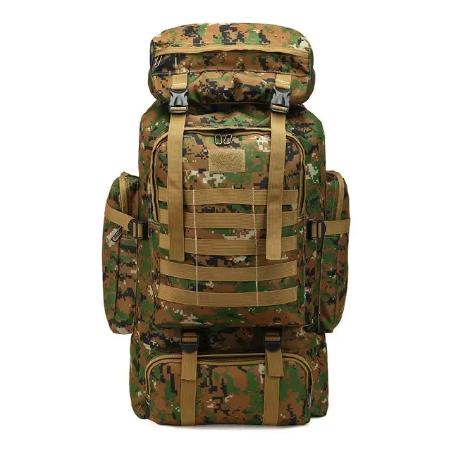 70L Camping Backpack Men Bags Military Tactical Rucksack For Outdoor Climbing Hiking Travel Back Packs mochila hombre XA84D