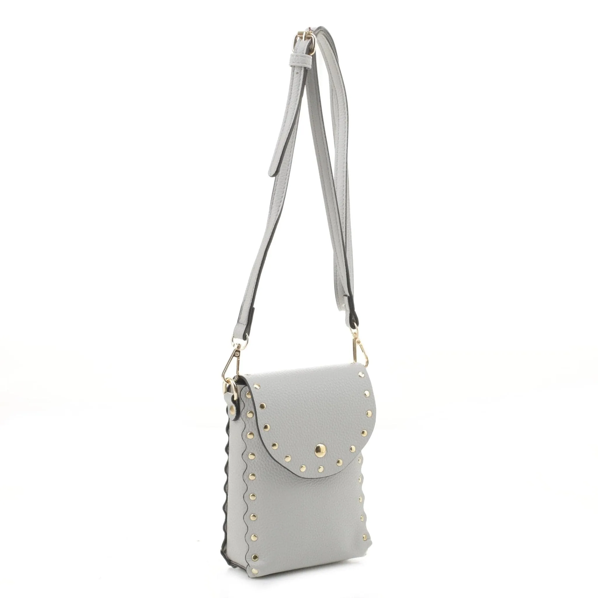 87411 Jaime Studded Mini Crossbody