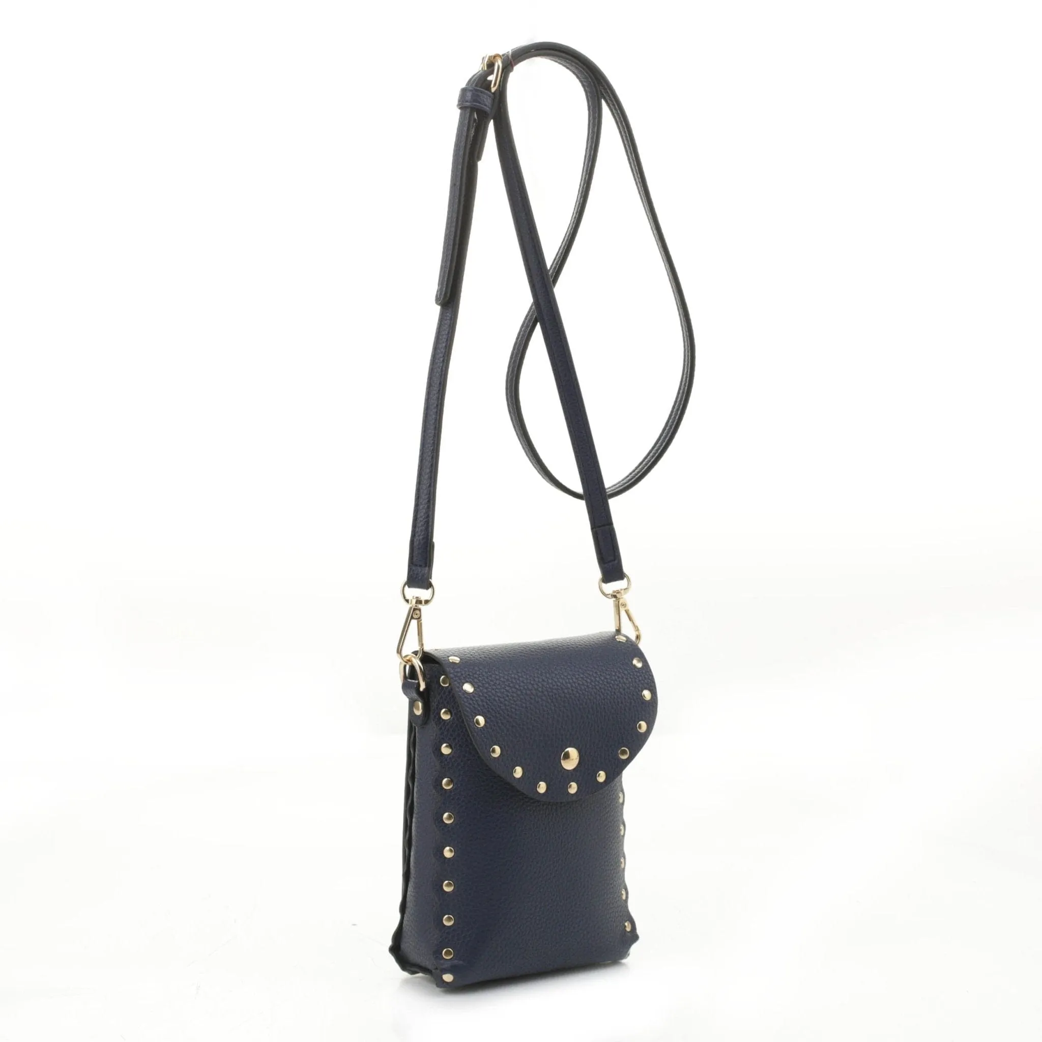 87411 Jaime Studded Mini Crossbody