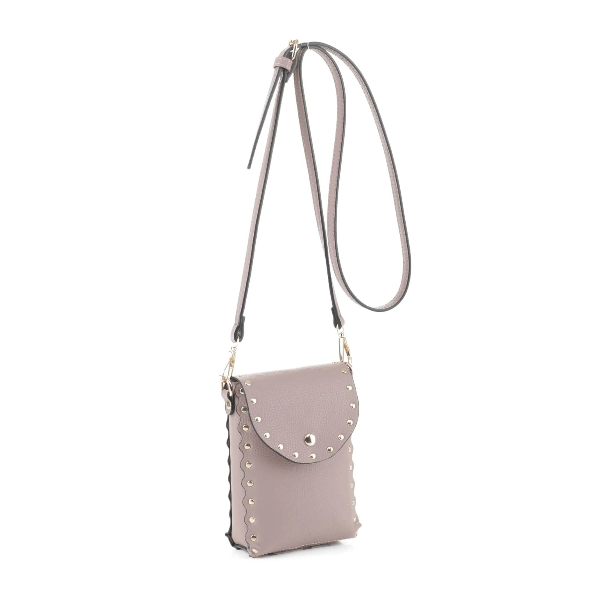 87411 Jaime Studded Mini Crossbody