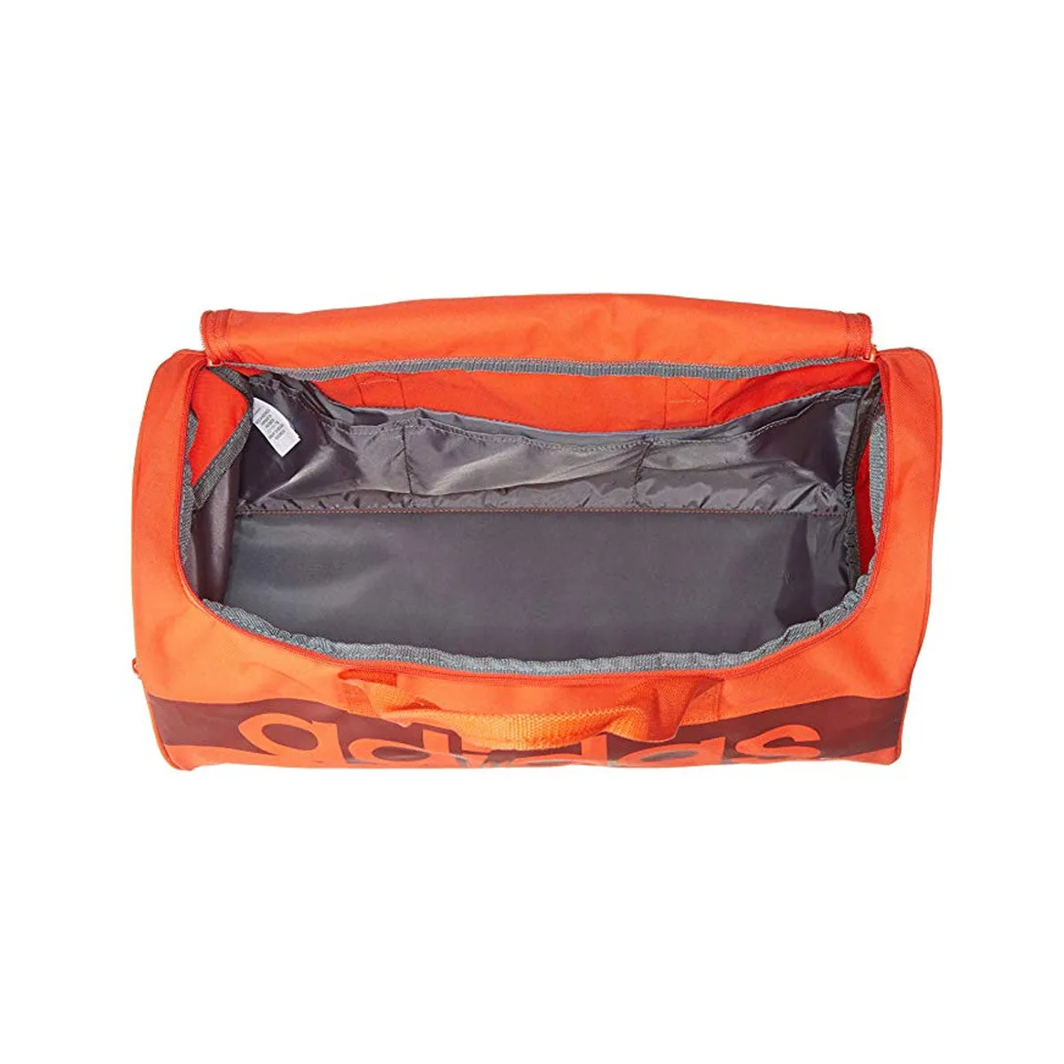 Adidas Unisex Originals Linear Performance Sport Teambag Orange Duffle Gym Bag