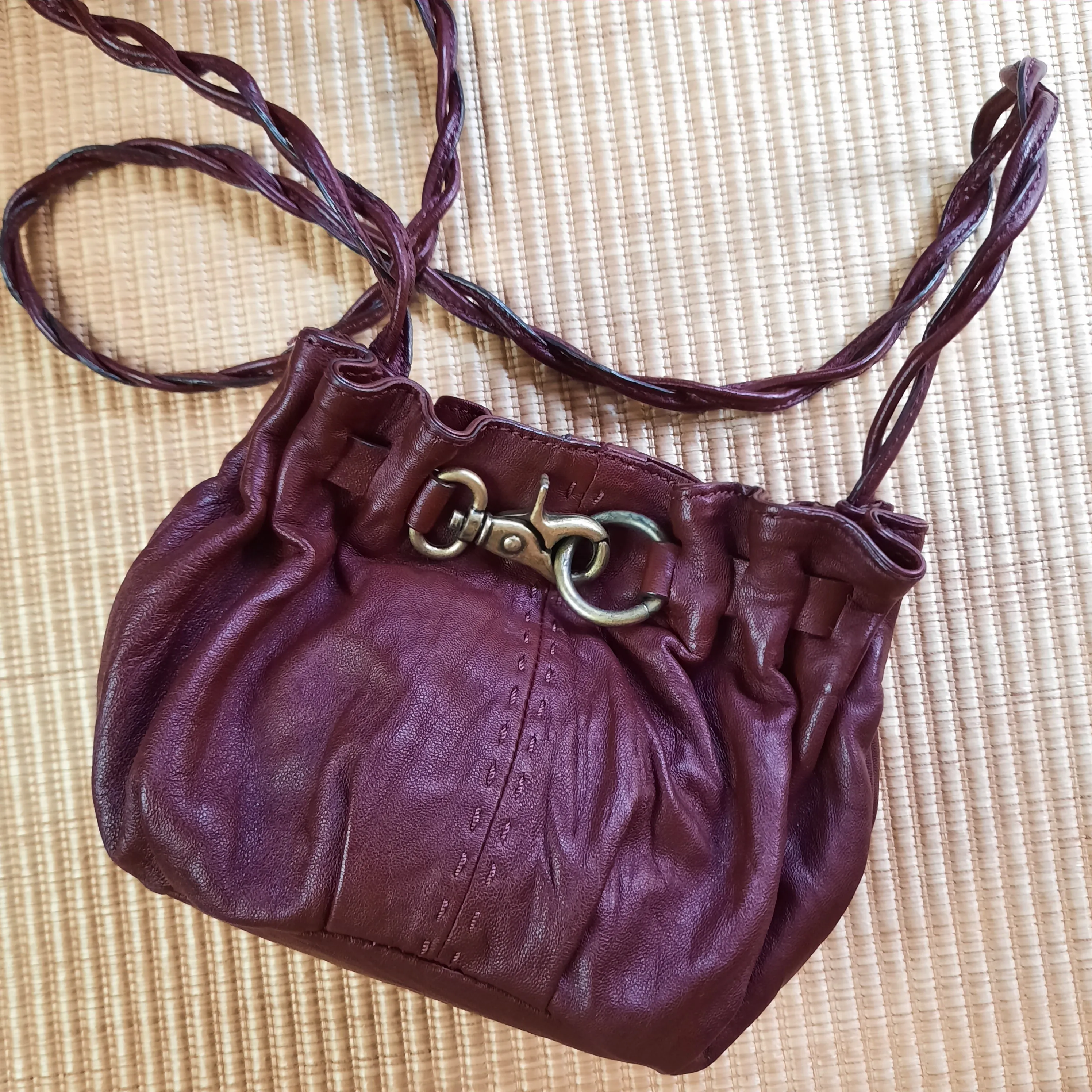 Adrienne Vittadini Leather Crossbody Bag