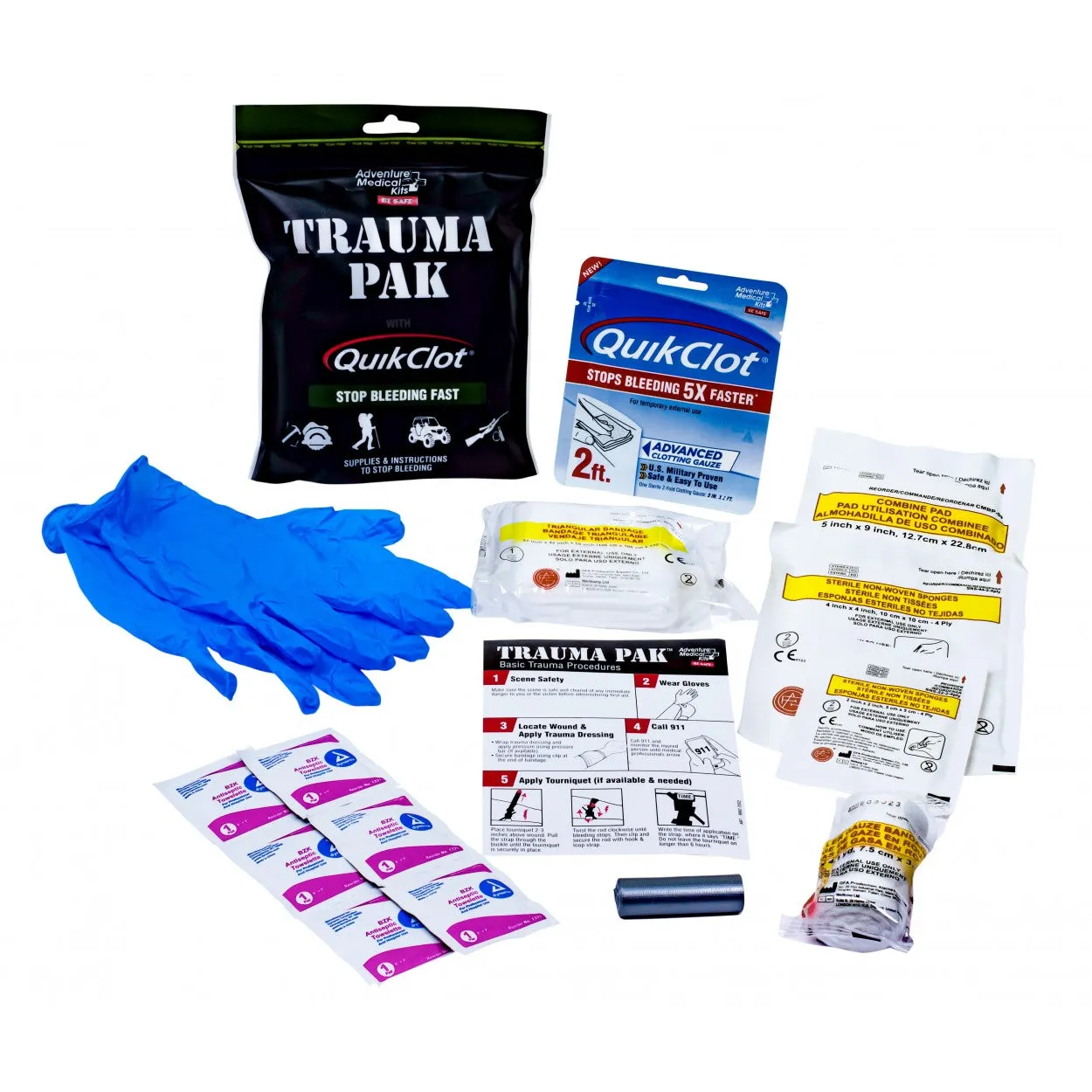 Adventure Medical Kits Trauma Pak with QuikClot