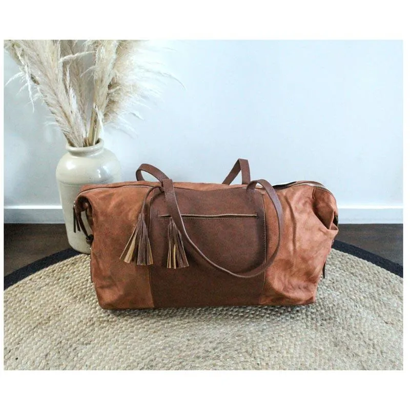 Akaroa Overnight Bag - Tan