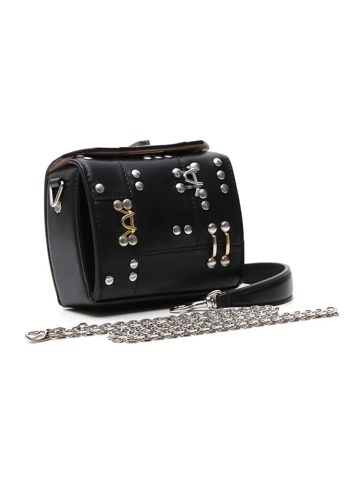 Alexander McQueen Box 16 Studded Crossbody Bag