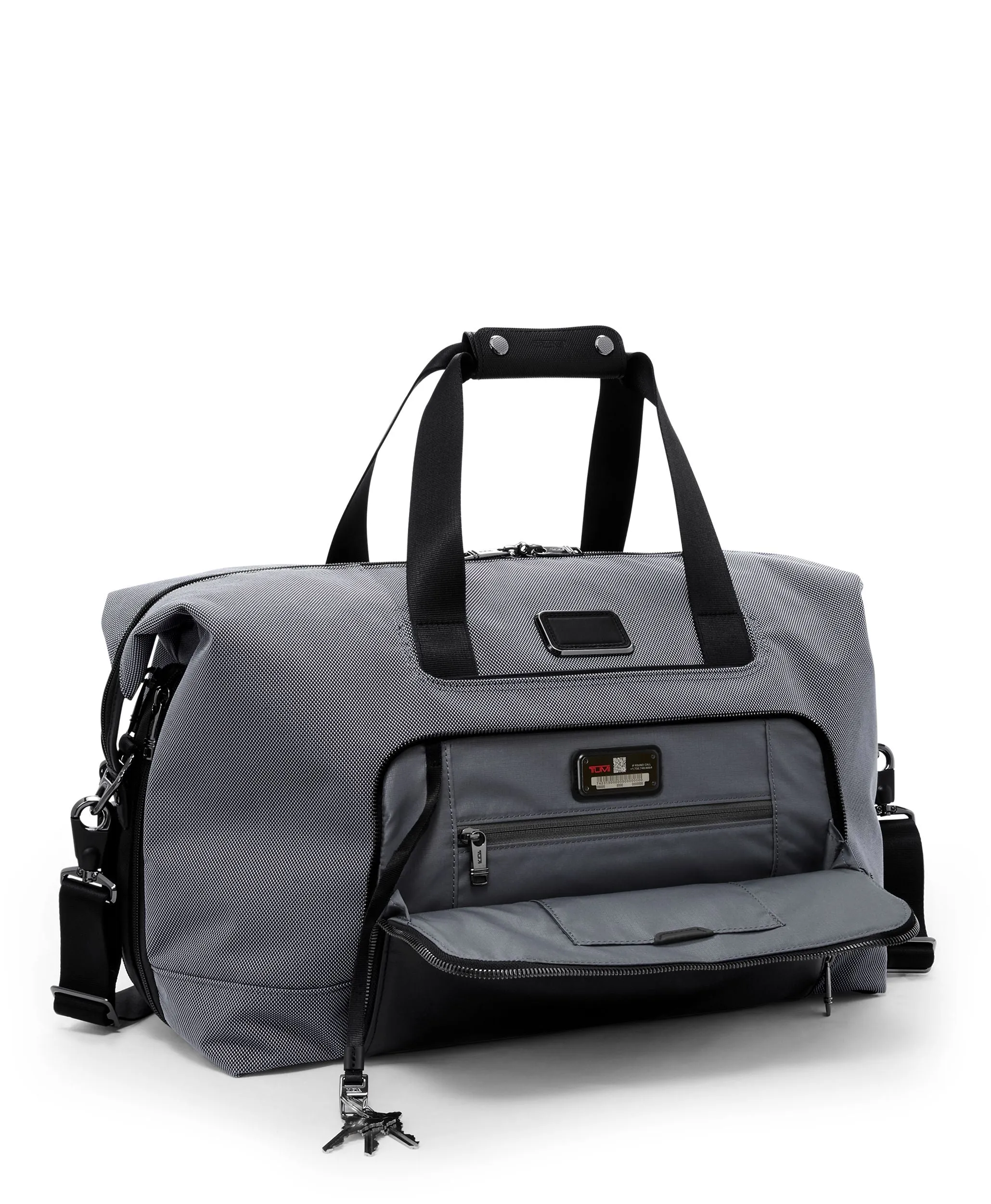 Alpha X Double Expansion Travel Satchel - Meteor Grey