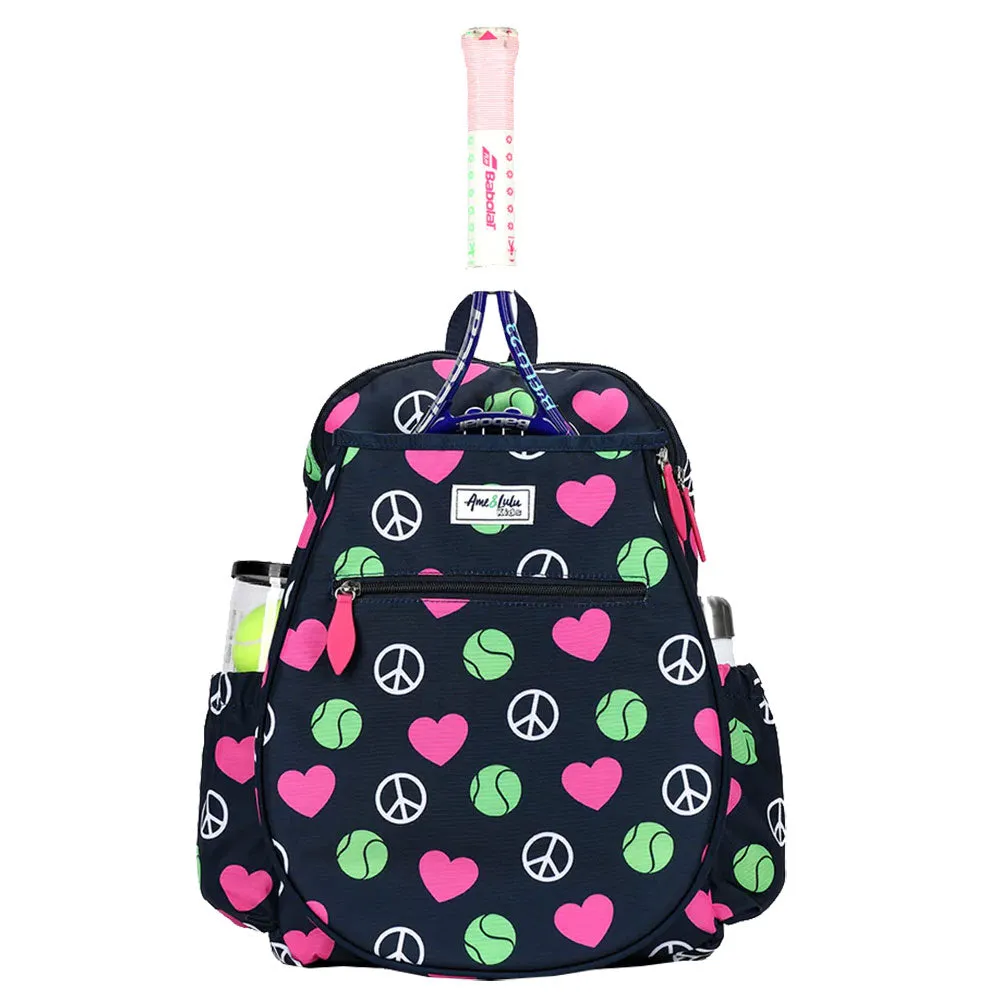 Ame & Lulu Big Love Peace Love Tennis Backpack