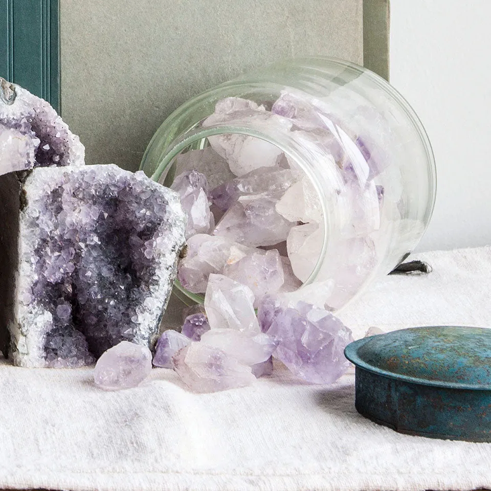 Amethyst Point, Rough, 3-kg Bag