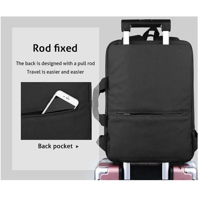 Aoking Convertible Business Laptop Briefcase Backpack