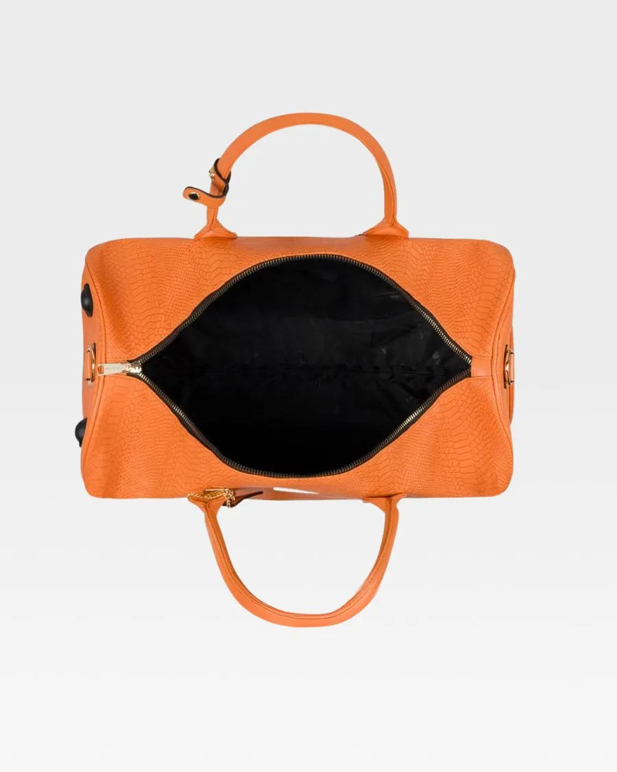 Apollo 1 Rolling Duffle Bag in Tangerine