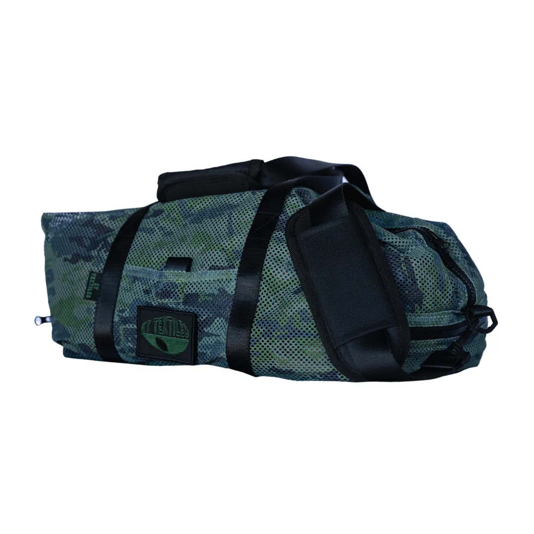 Army Green Mesh Duffle Bag