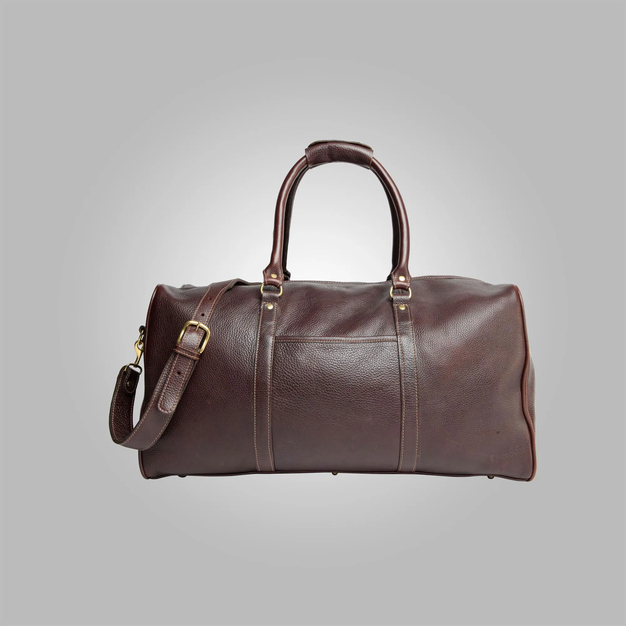 Aston Leather DFL-5 Buchanan Duffle Weekender BAG