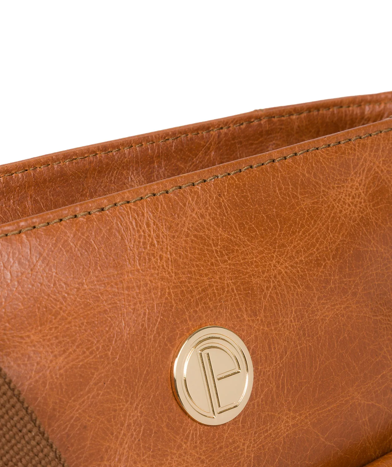 'Azalea' Hazelnut Leather Cross Body Bag