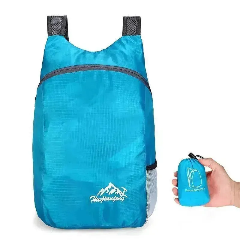 Backpack in a Pouch Folding Bag (20L Capacity)