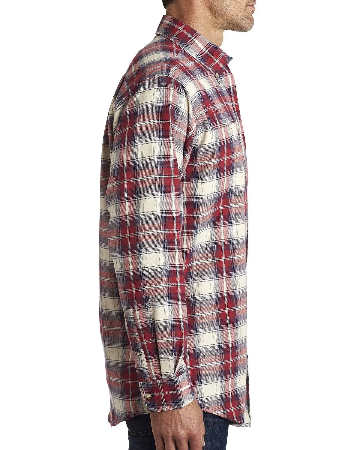 Backpacker BP7001 Men's Yarn-Dyed Flannel Shirt