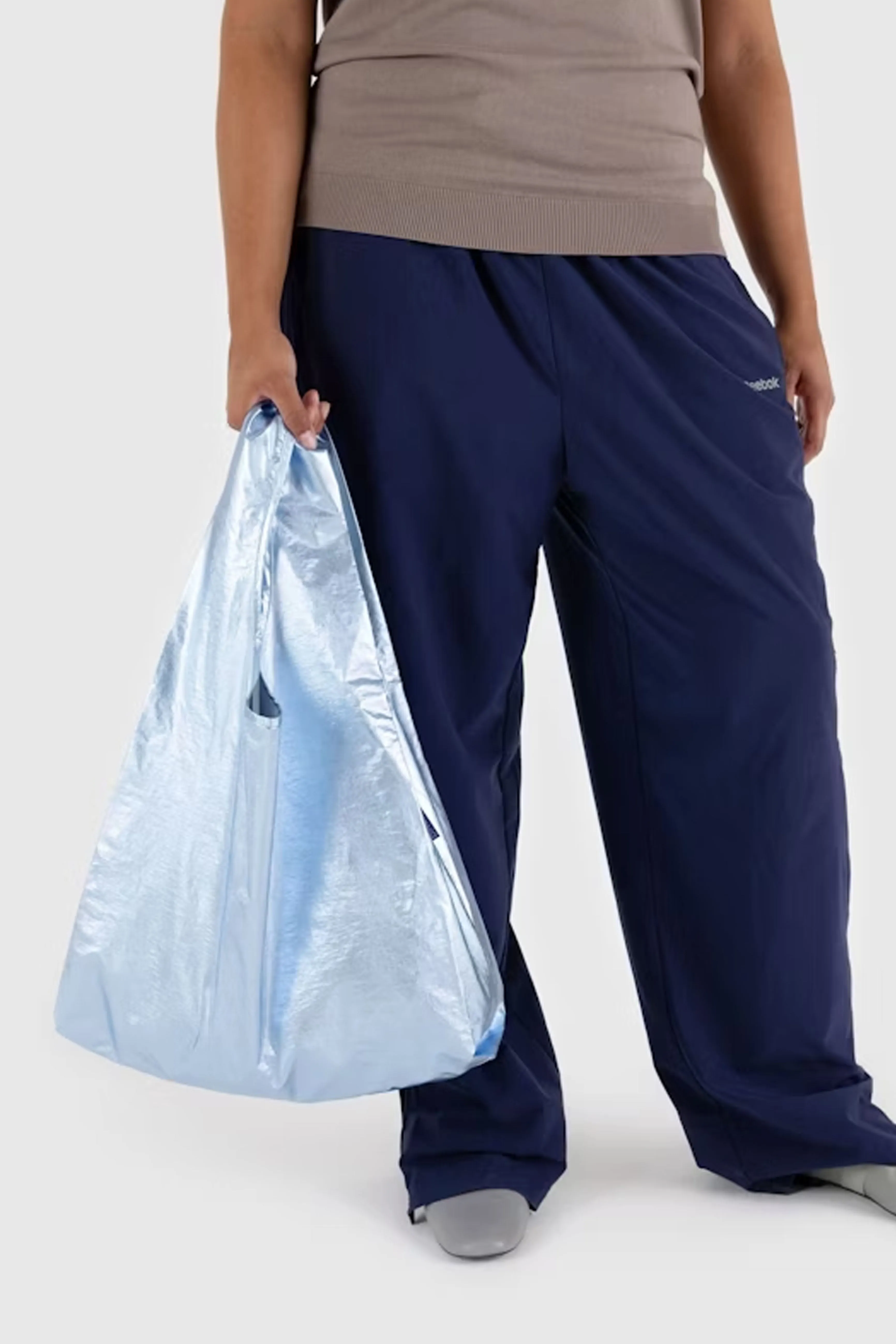 Baggu Standard Metallic Blue Reusable Bag