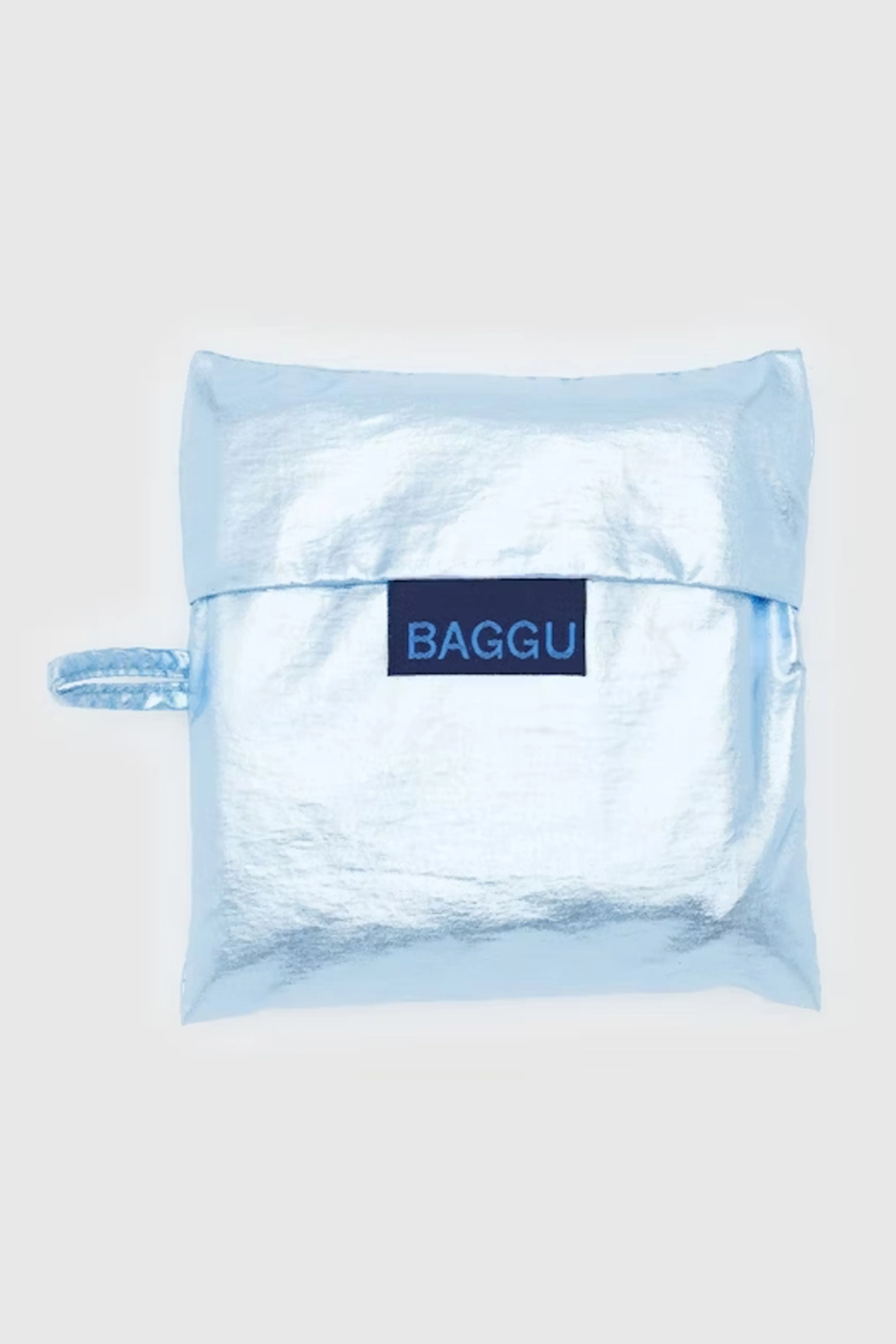 Baggu Standard Metallic Blue Reusable Bag