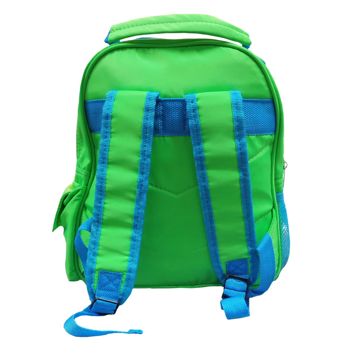 Bags - Neon Backpacks with Flap - Green and Blue Hi Vis