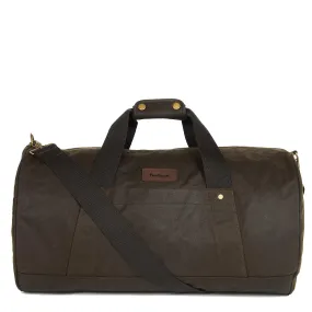 Barbour Explorer Wax Duffle Bag Olive