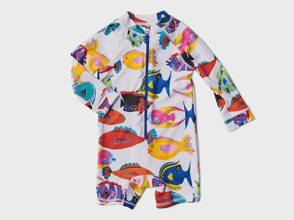 Bathers (Long Sleeve Zip) - Fishy Business