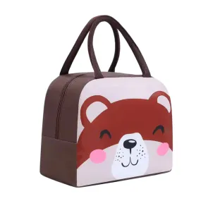 Bear insulated lunch bag