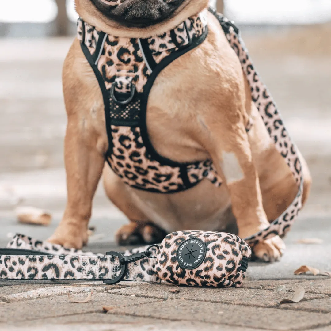 Big & Little Dogs Luxurious Leopard Dog Poop Bag Holder