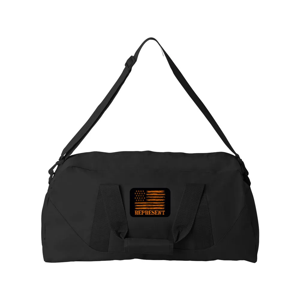 Bitcoin Standard Gym/Travel Duffel Bag [BLACK // ORANGE] BITCOIN COLLECTION