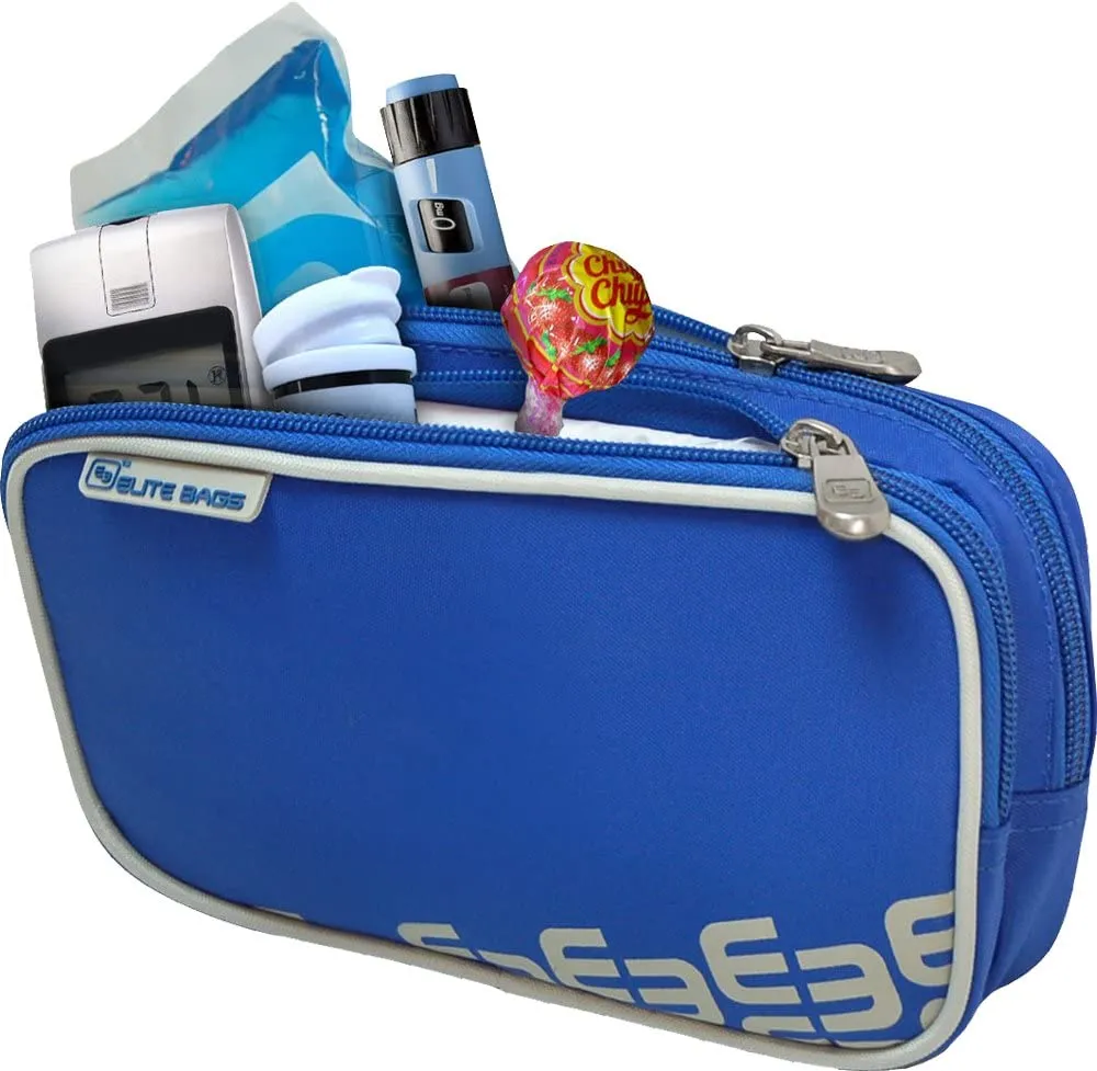 Blue Elite Compact Dual-Compartment Thermo-Insulated Bag for Daily Essentials