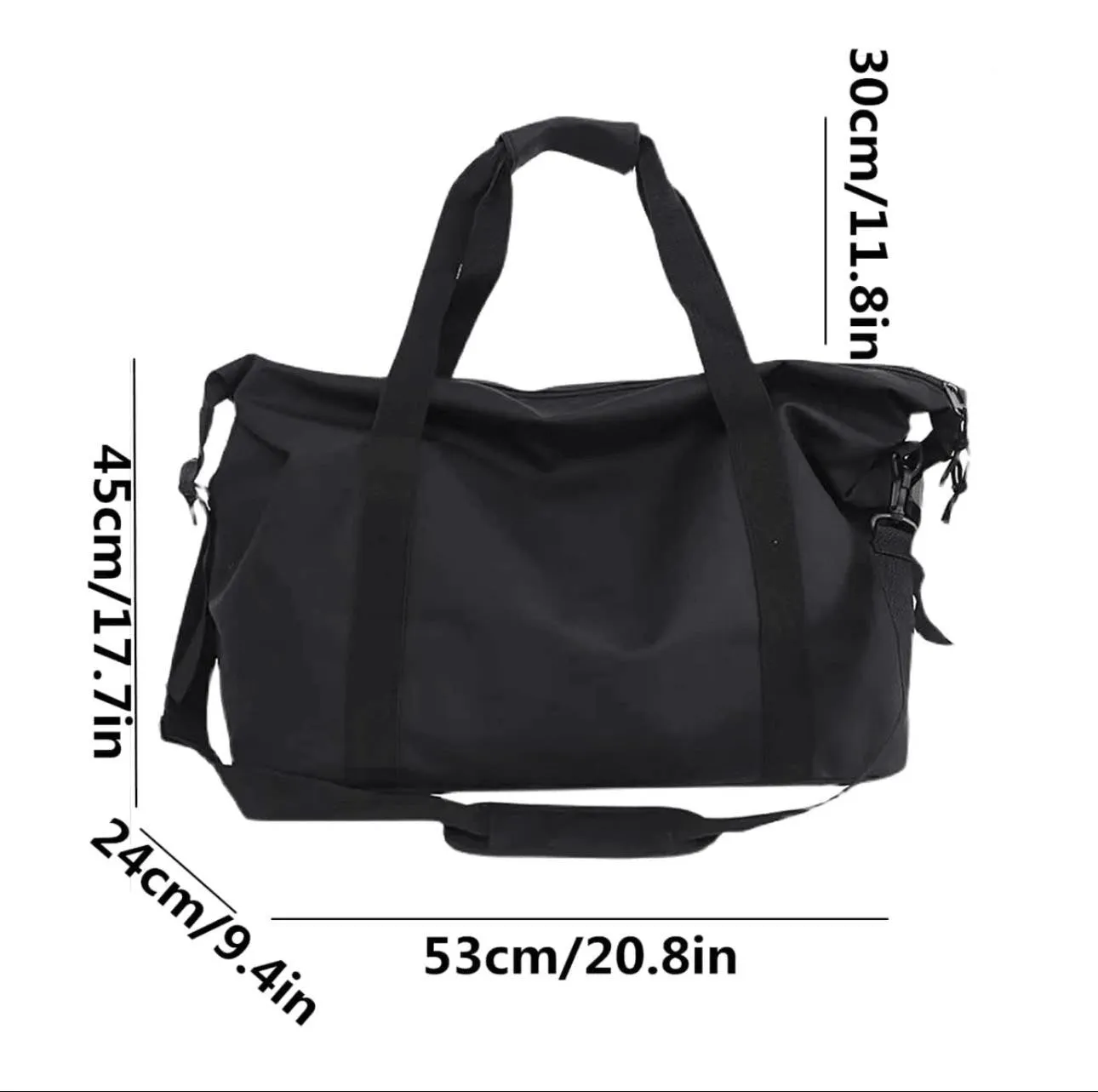 BOLSO Large Travel Duffle Canvas Classic Hand Carry Bag