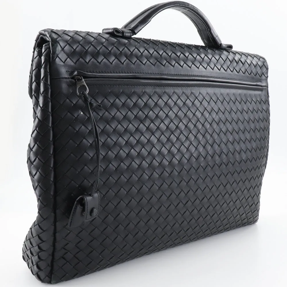 Bottega Veneta Intrecciato Business Briefcase Leather Business Bag 113095 in Good Condition