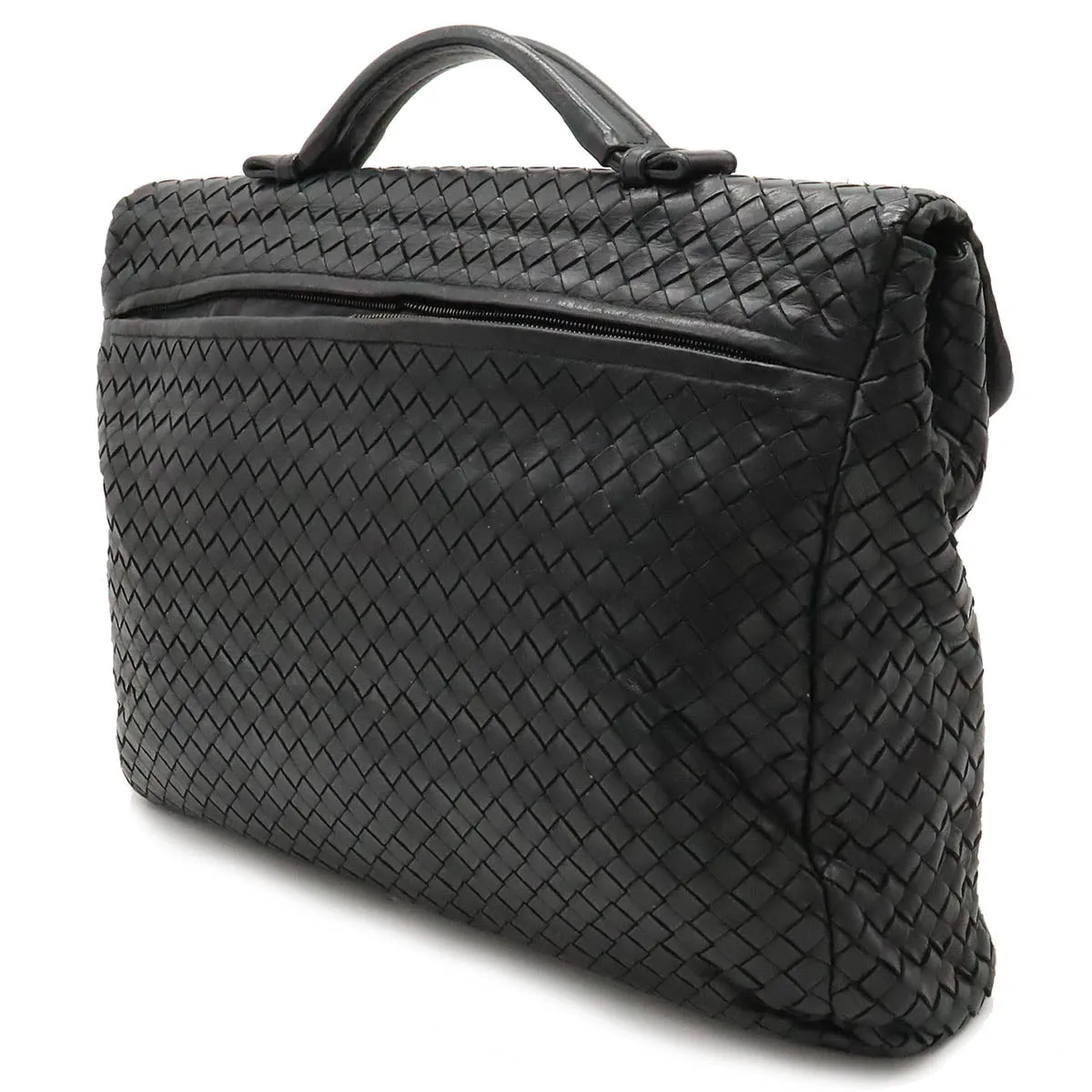 Bottega Veneta Intrecciato Leather Business Briefcase 113095