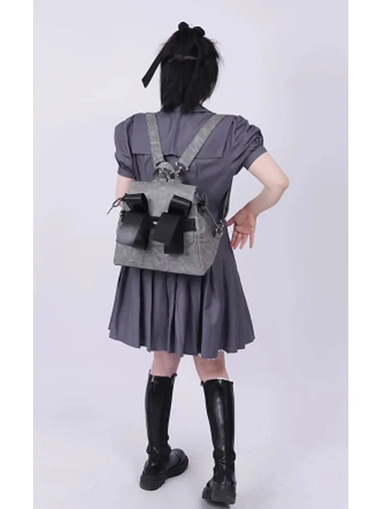 Bow large capacity school bag【s0000002627】