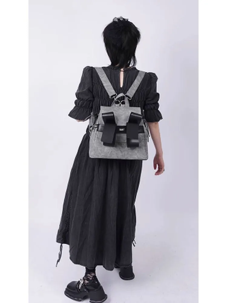 Bow large capacity school bag【s0000002627】