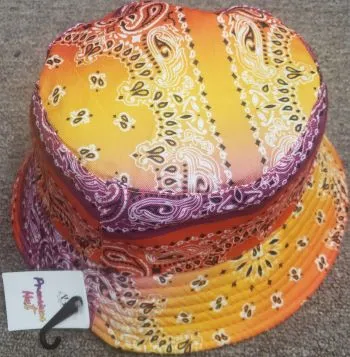 Brayden XVII -- Poly Bucket Hat -- Multi Paisley