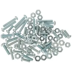 Bulldog Hardware Zinc Plated Machine Screw Assortment Value Kit (80 Pack)