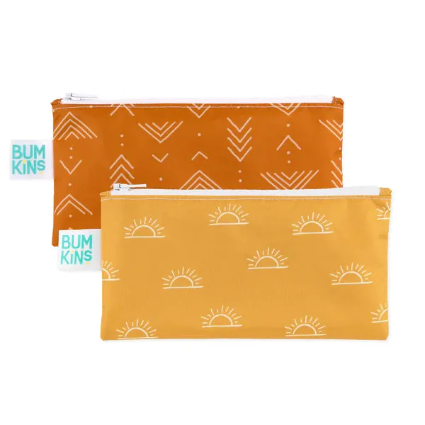 Bumkins Reusable Snack Bag - Twin Pack Boho