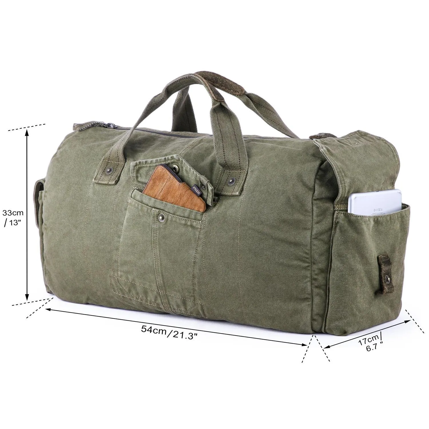 Canvas Duffel Bag #60404 (Defective Item)