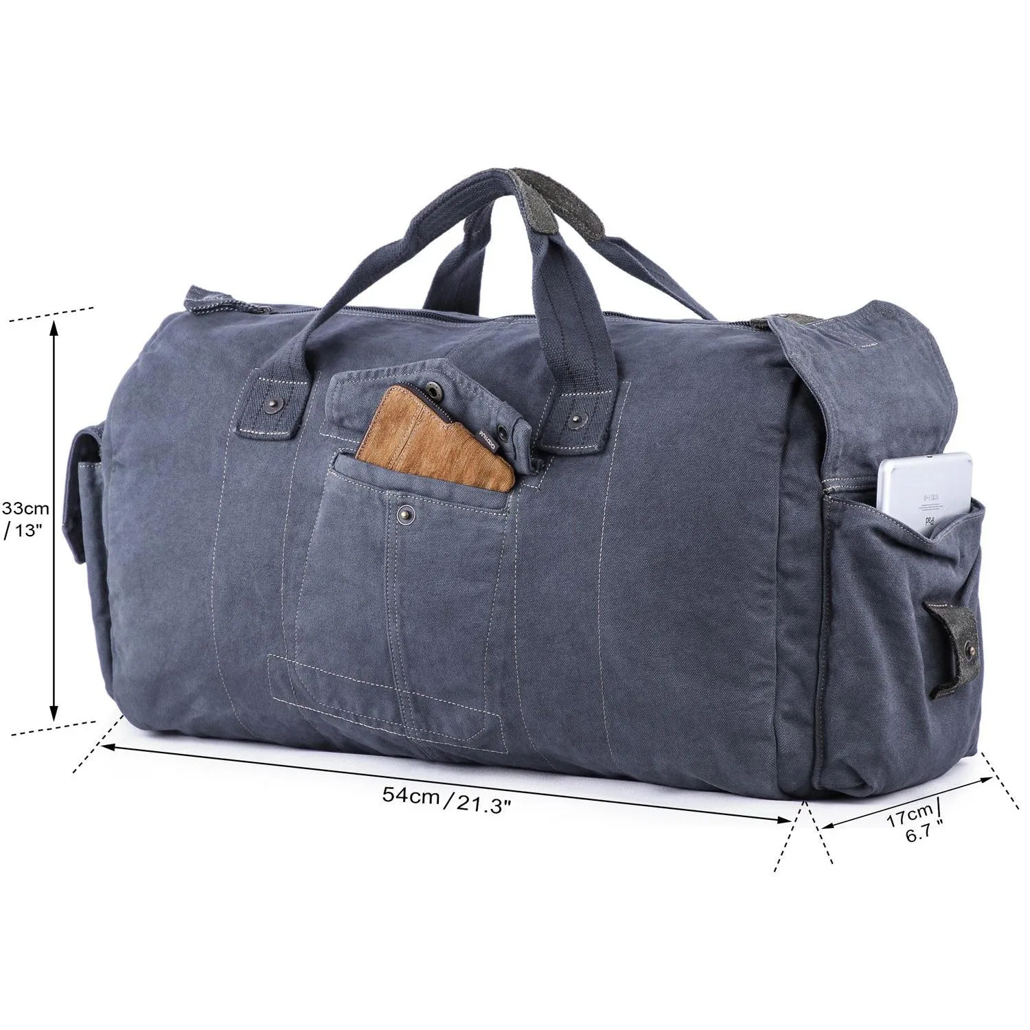 Canvas Duffel Bag #60404 (Defective Item)