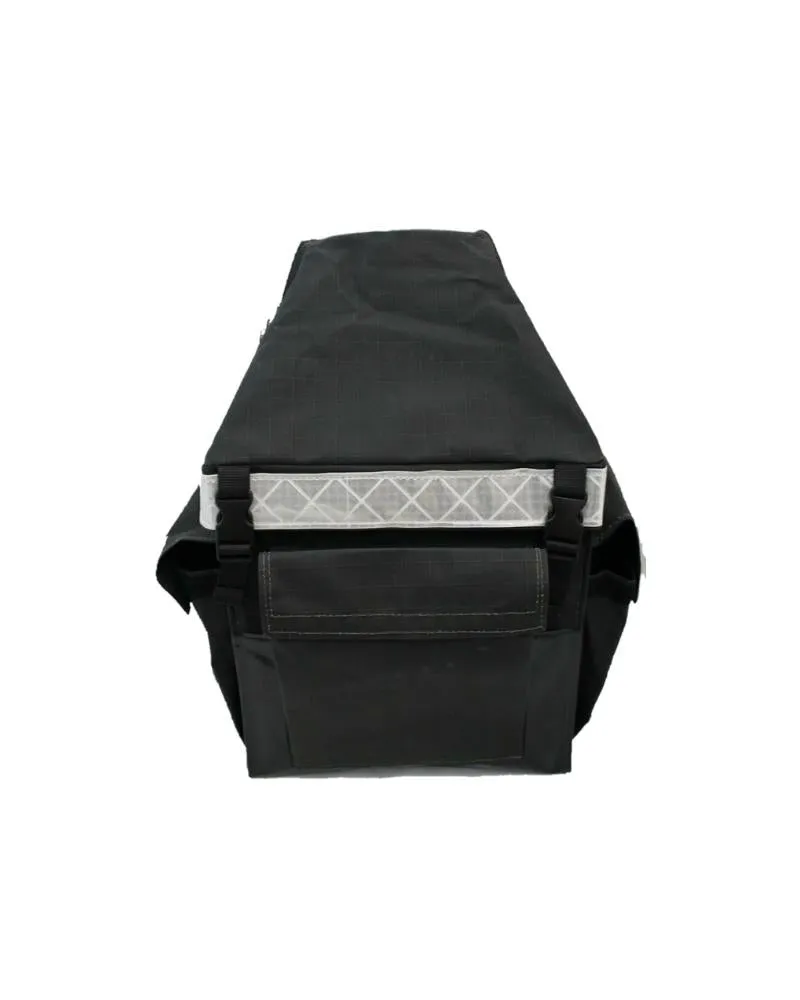 Canvas Mining High Top Reflective Crib Bag Black