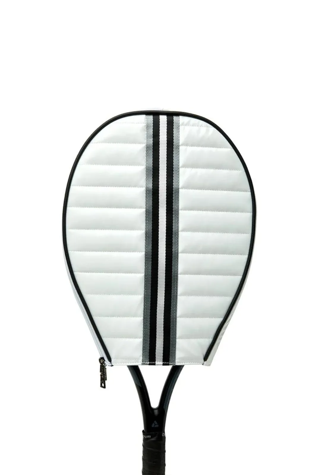 Champion Tennis Bag, White Patent