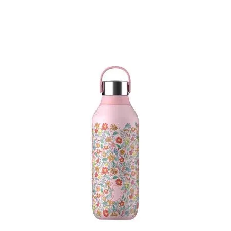 Chilly's 500ml Series 2 Bottle - Liberty Summer Sprigs Blush Pink