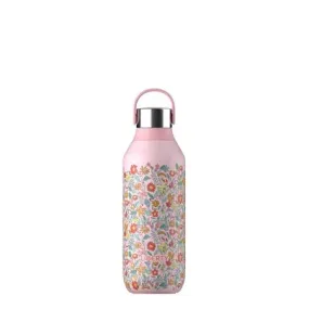 Chilly's 500ml Series 2 Bottle - Liberty Summer Sprigs Blush Pink