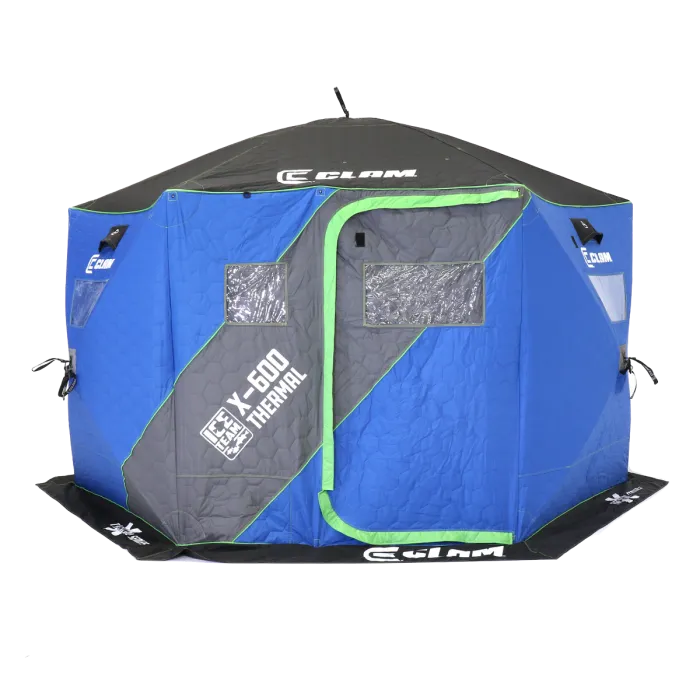 Clam X-600 Thermal - Ice Team 6 Sided Pop-up Hut