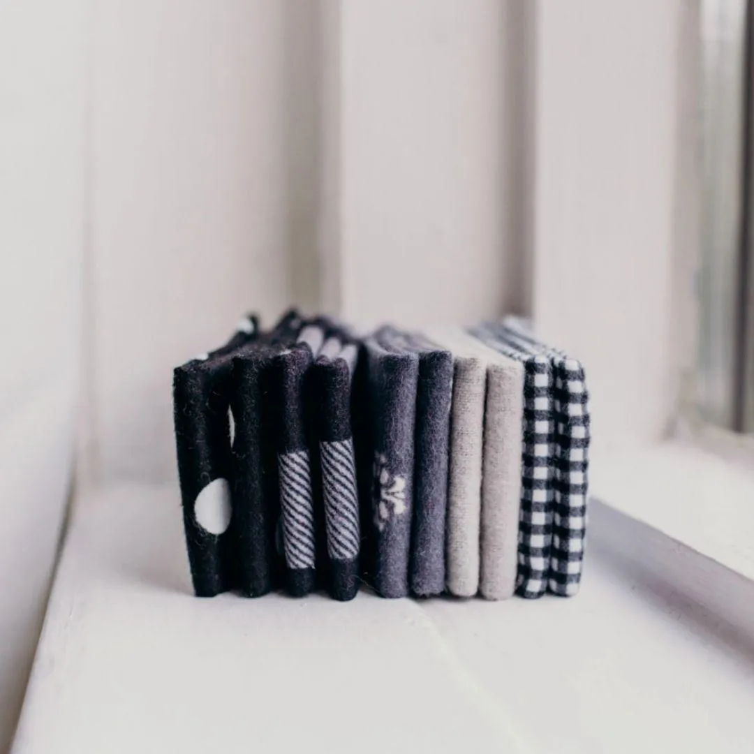 cloth wipes (10 pack) - monochrome