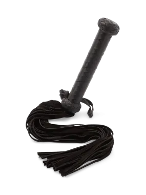 Coco de Mer Black Leather Flogger